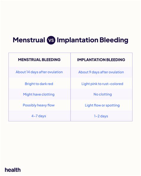 Spotting Vs Implantation Bleeding