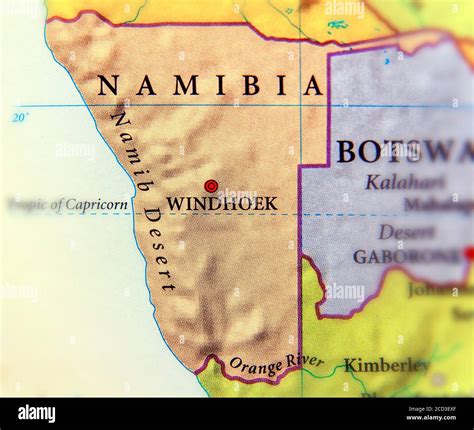 namib desert africa map