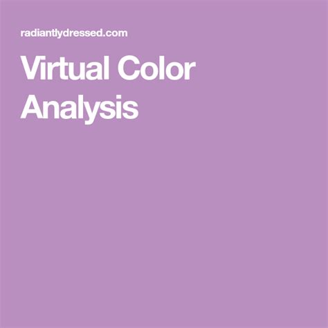 Image result for Virtual Color Analysis