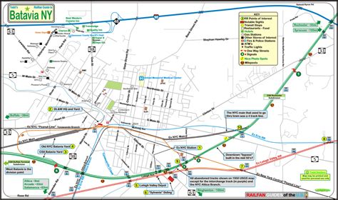 Map Of Batavia New York