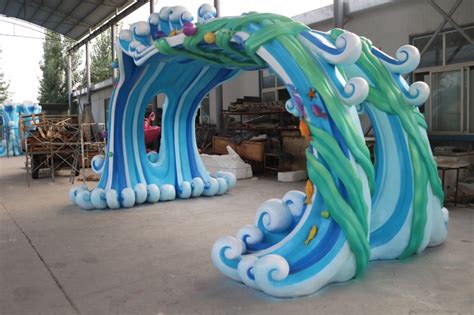 海浪门-玻璃钢雕塑|玻璃钢复合材料-河南省天大高新材料有限公司