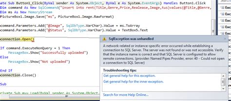 Upload Visual Basic Program in Server 的图像结果