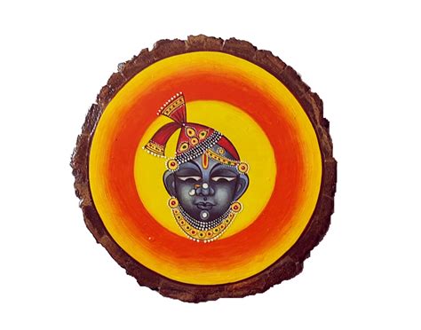 Hand Painted Decorative Wooden Log