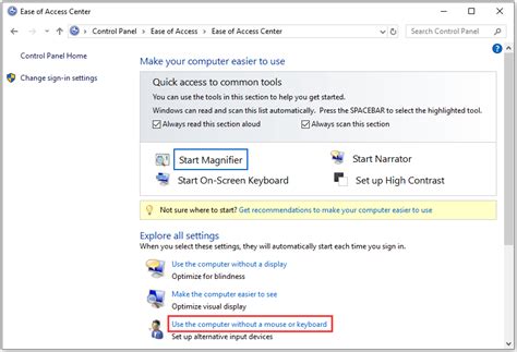 Image result for Using Computer without Mouse