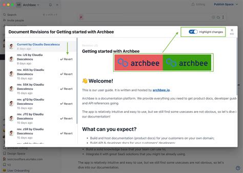 Image result for Document Version Control UI