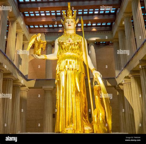 Athena parthenos statue hi-res stock photography and images - Alamy