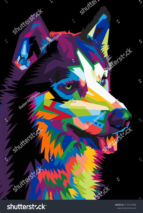 295 Geometric Siberian Husky Images, Stock Photos & Vectors | Shutterstock