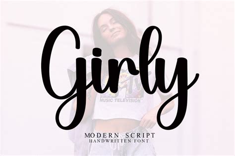 Girly Cursive Font
