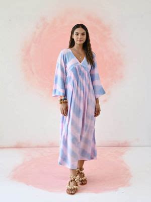 Buy Fancy Pastels Seashore Dress - Blue Online