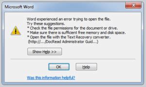 Image result for Word/Picture Error Loading