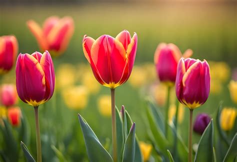 Tulips Spring Flowers Photography Free Stock Photo - Public Domain Pictures