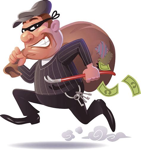 Bank Robber Clip Art, Vector Images & Illustrations - iStock