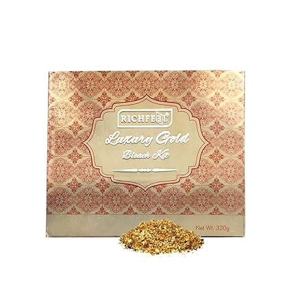 Richfeel Luxury Gold Bleach For Radiant & Glowing Skin | Skin ...