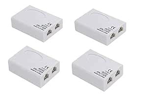 WETEK ADSL/VDSL/APDT Splitter for Landline Telephone and Broadband ...