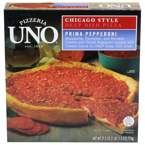 Uno 9” Chicago Style Deep Dish Pepperoni Pizza | Pizzeria Uno Foods