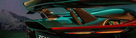 Download wallpaper Zenvo, Aurora, close-up, rear wing, Zenvo Aurora ...