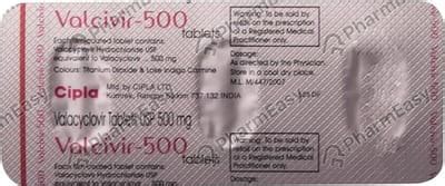 Valcivir 500 MG Tablet (3): Uses, Side Effects, Price & Dosage | PharmEasy