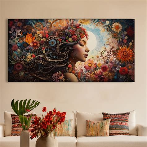 Boho Chic Canvas Wall Art: Warm, Eclectic Allure for Homes and Offices ...