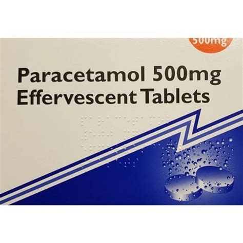 Effervescent Tablets - PARACETAMOL EFFERVESCENT TABLET Manufacturer ...