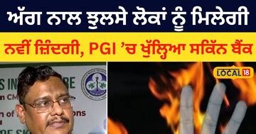 North India first skin Bank opened in PGI Chandigarh know full detail ...