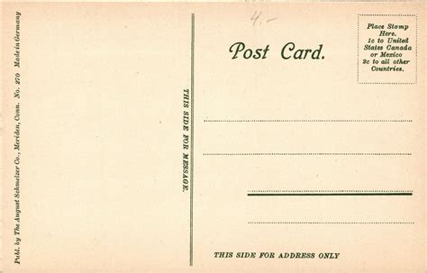 Vtg Meriden Connecticut CT Goodwill Avenue Street View Houses 1910s Postcard | United States ...