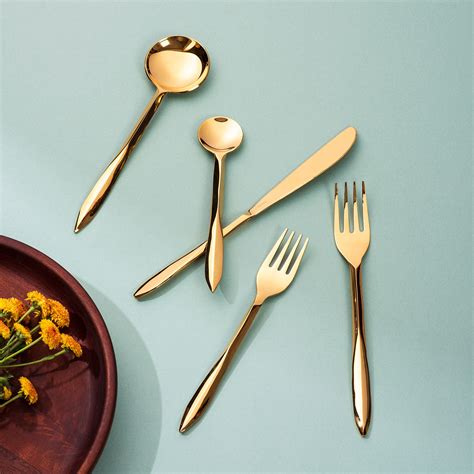 Buy Cutlery Set of 5 with Pointed Handles Online - Nestroots