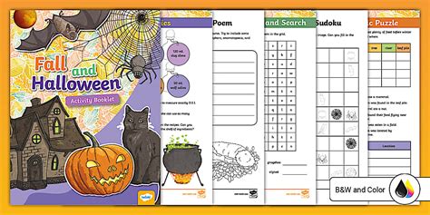 Halloween Activity Booklet for 3rd-5th Grade | Twinkl USA