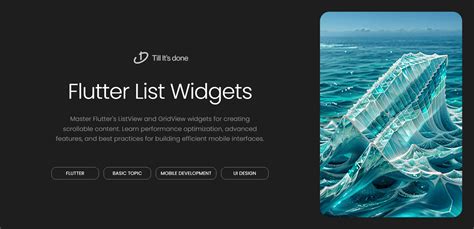 Flutter List View Design 的图像结果