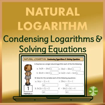Image result for Natural Log Practice Problems