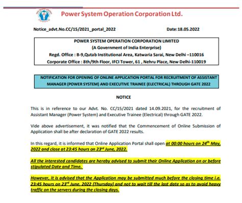 POSOCO Recruitment 2022, Apply Online for 40 Engineering Vacancies ...