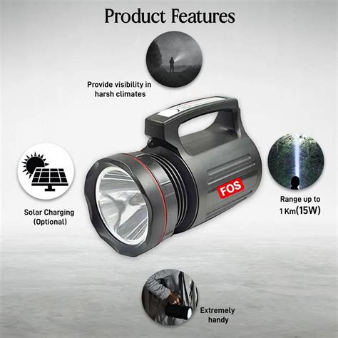 FOS Hand-held Search Lights & Flashlights - Fos Led Search Light 30W ...