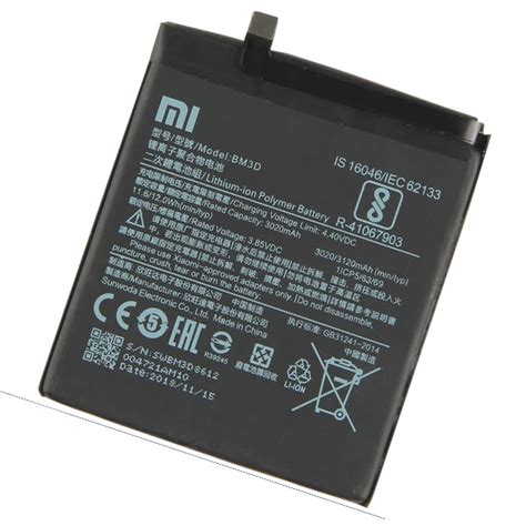 Brand New Original Xiaomi Battery BM3D For MI 8 mobile Battery With ...