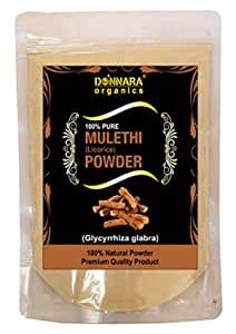 Donnara Organics 100% Pure & Natural Mulethi Powder(150 gms) : Amazon ...