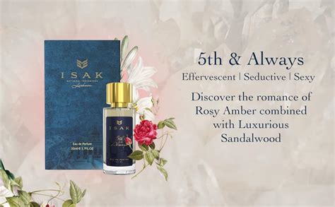 Buy ISAK Fragrances 5th & Always, Premium Long Lasting Perfume for Men ...