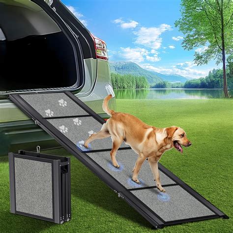 Dog Ramp for Car ????? Large Dog Folding Pet Stair Ramp for Truck, SUV ...