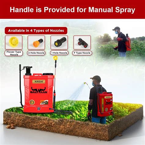 Battery Operated Sprayer Pump - Balwaan BS-22 Single Motor Battery ...