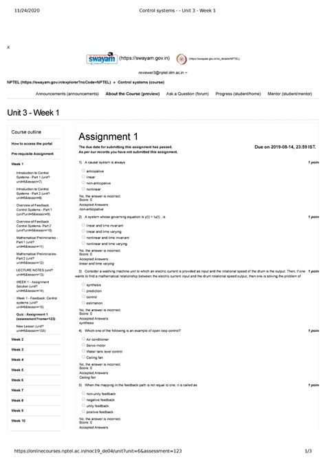 Combinepdf - Combined PDF of NPTEl Control system - X NPTEL (swayam.gov ...