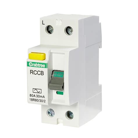 Crabtree Loadstar Incomer Devices 80A 30mA RCD | Toolstation