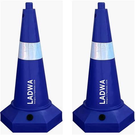 LADWA 5 meter, S Hook Type Plastic Safety Barrier Cone Chain for ...