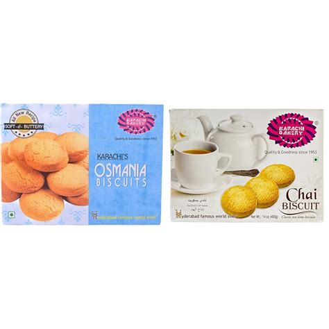 Karachi Bakery Osmania Biscuits, 400g Karachi Bakery Chai Biscuit, 400g ...
