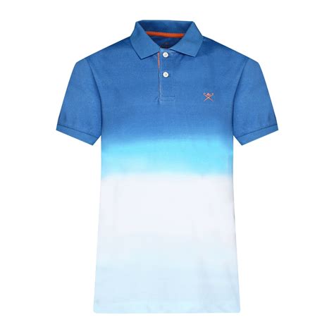 Buy Hackett London Blue Colourblocked Gradation Polo Online - 596012 ...