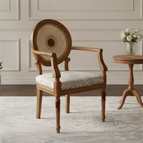 Mavric Teak Wood Arm Chairs (Teak) – DZYN Furnitures