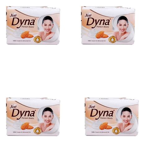 Buy UNIQUE - Dyna Milk Cream & Almond Oil Soap 100 g (Pack of 4) Online ...