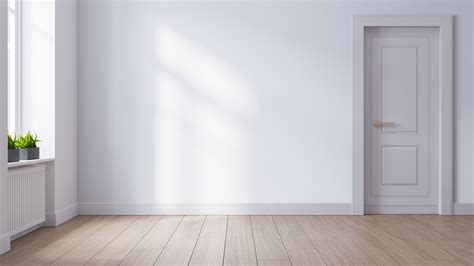 White Walls Hardwood Floors