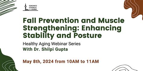 Healthy Aging Series: Fall Prevention and Muscle Strengthening w/ Dr ...