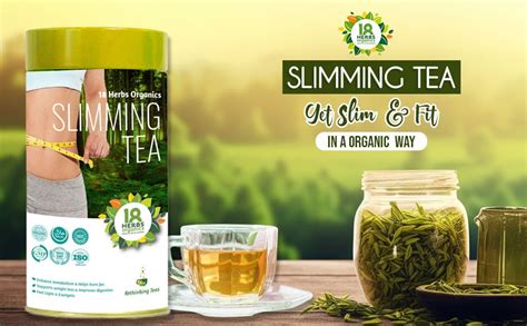 18 Herbs Organics Health with Herbs Slimming Tea Bags - Natural Herbal ...
