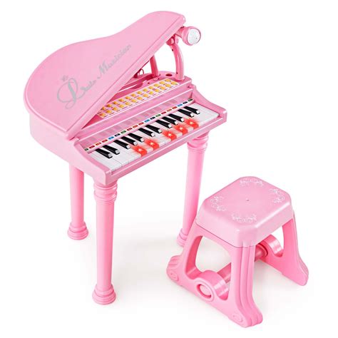 Costway Children's 31 Keys Piano Keyboard Toy Set - Toddler's Little ...
