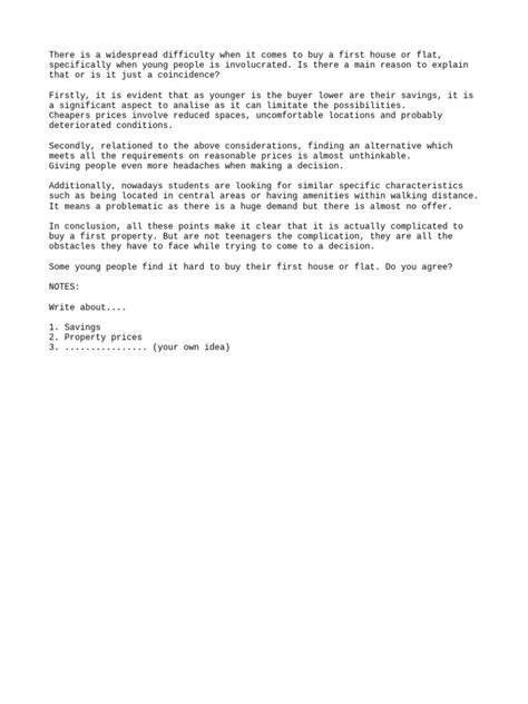 Image result for ESOL B2 Writing Sample for Part 1