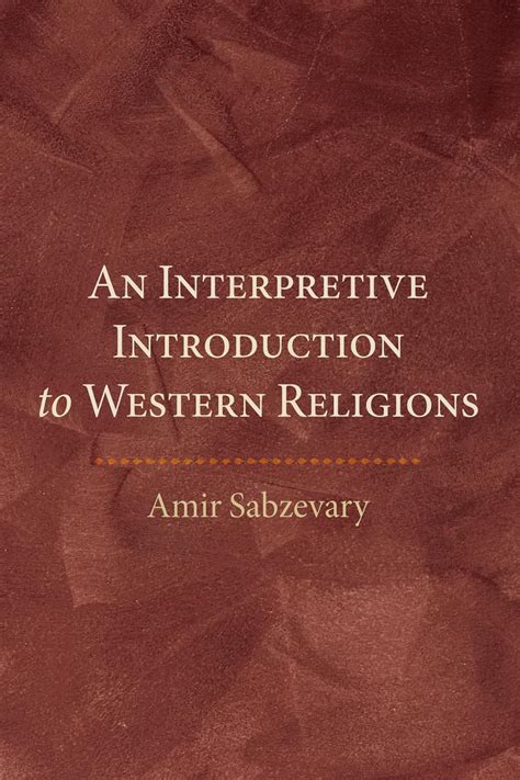 Buy An Interpretive Introduction to Western Religions Book Online at ...